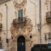 Palazzo Bardoscia - Exterior: Facing Southwest on Via Pietro Siciliani