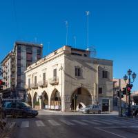 Palazzo dell'Arco Pretorio - Exterior: Facade on Corso Vittorio Emanuele, Facing West