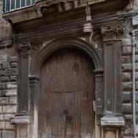 Palazzo Gironda - Exterior: Door on West Facade