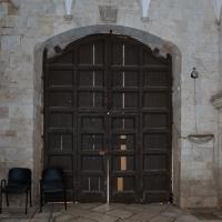 Palazzo Vulpano-Sylos - Interior: Door from Inside Cortile