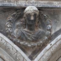 Palazzo Vulpano-Sylos - Interior: Detail of Bust on Cortile