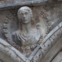 Palazzo Vulpano-Sylos - Interior: Detail of Bust on Cortile