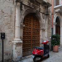 Palazzo Zizzi - Exterior: Doorway on Strada Palazzo di Città, Facing West