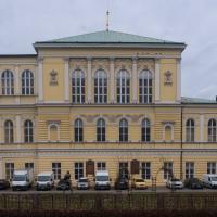 Žofín Palace - East Facade across from the East Bank of the Vltava River