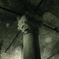 Basilica Cistern - Interior: Columns, Vaults, Capitol Detail
