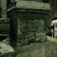 Basilica Cistern - Interior: Gorgon Column Pedestal 