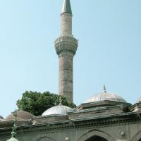 Beyazit Camii - Exterior: Courtyard, Facing Southeast, Minaret