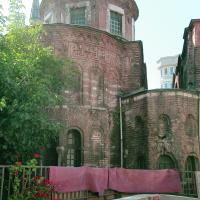 Constantine Lips Monastery - Exterior: South Church, Eastern Facade, Central Dome
