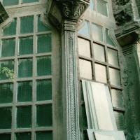 Constantine Lips Monastery - Exterior: Window and Stonework Detail