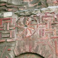 Constantine Lips Monastery - Exterior: Detail Brickwork