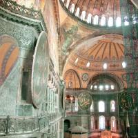 Hagia Sophia - Interior: Nave, Central Dome, Apse, Roundels, Cherub, Pendentives