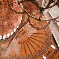 Hagia Sophia - Interior: Central Dome, Support Dome and Arch, Pendentive, Cherub