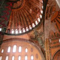 Hagia Sophia - Interior: Central Dome, Support Dome and Arch, Pendentive, Cherub