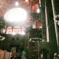 Hagia Sophia - Interior: Facing North, Upper Level Gallery, Roundels