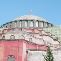 Hagia Sophia - Exterior: Southeast Facade Detail, Apse