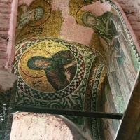 Pammakaristos Church, Parakklesion - Interior: Saint Anthony Mosaic, Southern Side Aisle, Vault Mosaic Panel Details