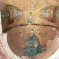 Pammakaristos Church, Parakklesion - Interior: Christ Hyperagathos Mosaic Detail, Apse