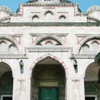 Sehzade Camii - Exterior: Northwest Elevation of Mosque, Facing Southeast