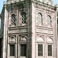 Sehzade Camii - Exterior: Elevation of Sehzade Mausoleum (turbe)