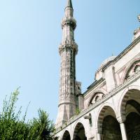 Sehzade Camii - Exterior: Minaret, Partial Elevation