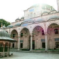 Sokullu Mehmed Pasha Camii - Exterior: Courtyard; Portico; Sadirvan