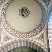 Suleymaniye Camii - Exterior: Courtyard Arcade Detail; Domed Bay