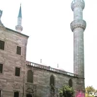 Suleymaniye Camii - Exterior: North Corner of Complex; Minaret