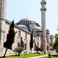 Suleymaniye Camii - Exterior: Complex Elevation, Viewed from Northeast