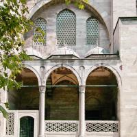 Suleymaniye Camii - Exterior: Mosque Side Entrance Elevation