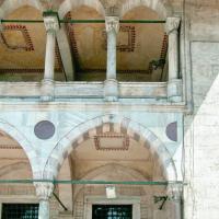 Suleymaniye Camii - Exterior: Northeastern Facade, Covered Portico Detail