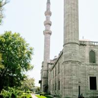 Suleymaniye Camii - Exterior: North Corner Complex Elevation