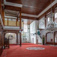 Arap Camii - Interior: Main Prayer Hall, Qibla Wall, Mihrab Niche, Minbar