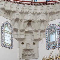 Atik Ali Pasha Camii - Interior: Pendentive, Muqarnas Detail; Inscription