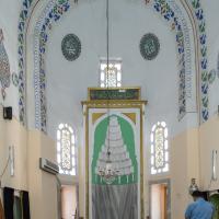 Atik Mustafa Pasha Camii - Interior: Mihrab Niche; Inscriptions; Muqarnas