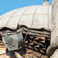 Atik Mustafa Pasha Camii - Exterior: Detail; Dome; Minaret