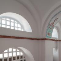 Bodrum Camii - Interior: Gallery View Facing Northwest, Lunettes