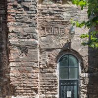 Eski Imaret Camii - Exterior: Southern Facade Detail; Masonry Details