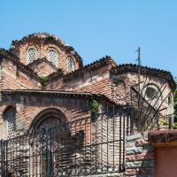 Eski Imaret Camii - Exterior: Southeastern corner, Dome, Tambour, Apse