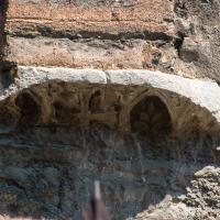 Eski Imaret Camii - Exterior: Cornice Detail, Spolia