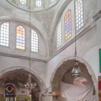 Fethiye Camii - Interior: Central Prayer Hall; Nave; Northwest Corner Detail