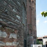 Gul Camii - Exterior: Southeast Facade, Apses; Brickwork Detail; Ashlar Blocks; Blind Niches