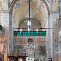 Gul Camii - Interior: Central Prayer Hall; Nave; Pulpit; Gallery; Pendentives; Entrance Portal in Northwest; Inscriptions