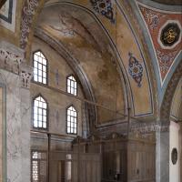 Gul Camii - Interior: North Gallery, Support Piers, Mosaics, Pendentive With Inscription; Star Motif