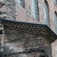 Hagia Eirene - Exterior: Northeast Facade Detail, Brickwork Detail