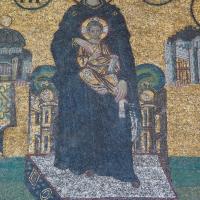 Hagia Sophia - Interior: Southwestern Entrance Mosaic Detail, Virgin and Child