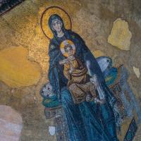 Hagia Sophia - Interior: Apse Mosaic of Virgin and Child