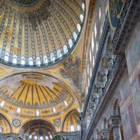 Hagia Sophia - Interior: Nave, Central Dome, Apse, Roundels, Pendentives
