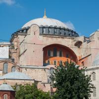 Hagia Sophia - Exterior: Southwest Elevation
