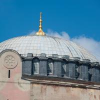 Hagia Sophia - Exterior: Central Dome Detail From Southwest