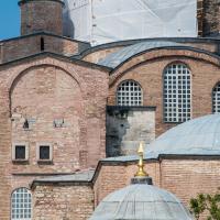 Hagia Sophia - Exterior: Southwest Facade Detail